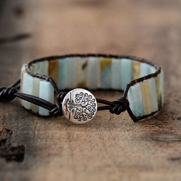 Bracelet de la Tranquilité en Amazonite - Bracelet en pierre Amazonite