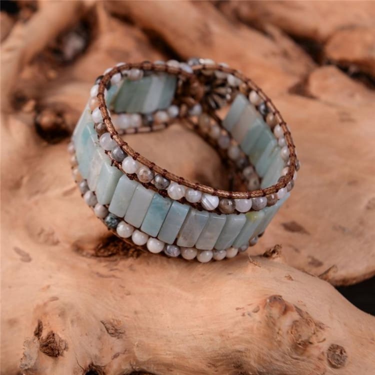 Bracelet de la Vie en Amazonite - Bracelet en Amazonite