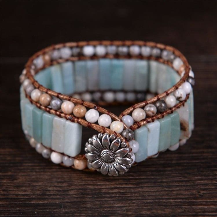 Bracelet de la Vie en Amazonite - Bracelets Amazonite