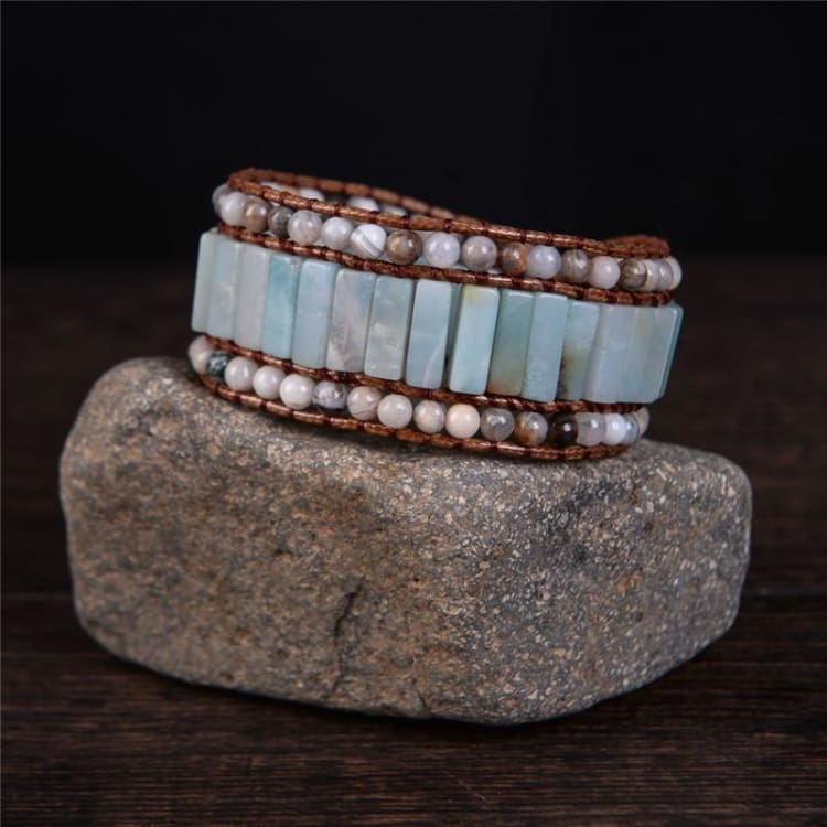 Bracelet de la Vie en Amazonite - Bracelet Amazonite