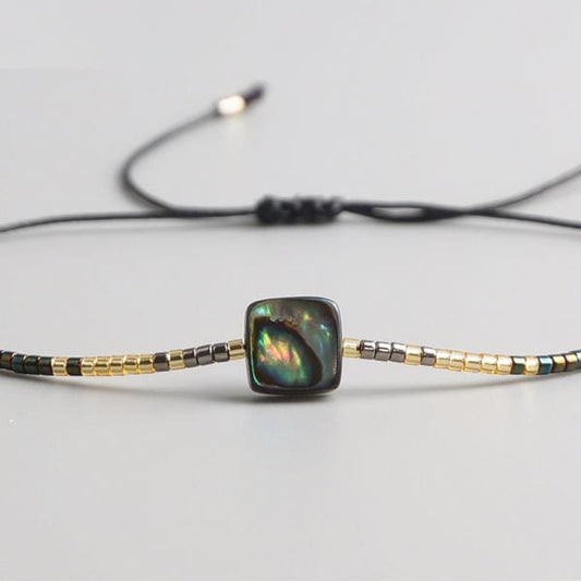Bracelet De Lattraction En Abalone - Cube - Bracelet