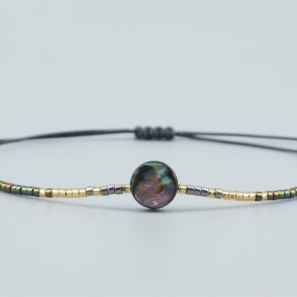 Bracelet De Lattraction En Abalone - Cercle - Bracelet