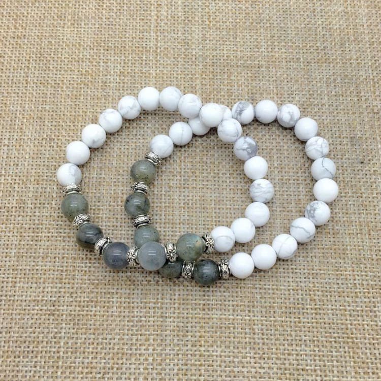 Bracelet De Laurore Boréale En Labradorite - Bracelets