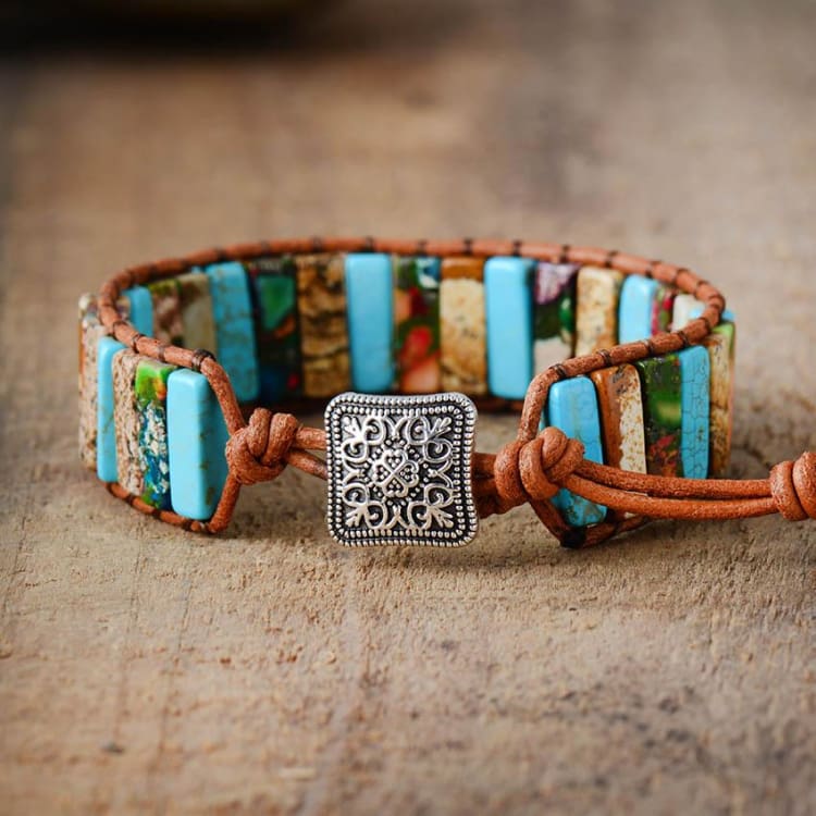 Bracelet dharmonie en turquoise - Bracelets