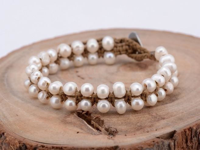 Bracelet de Nacre Tressé - Bracelets de Nacre