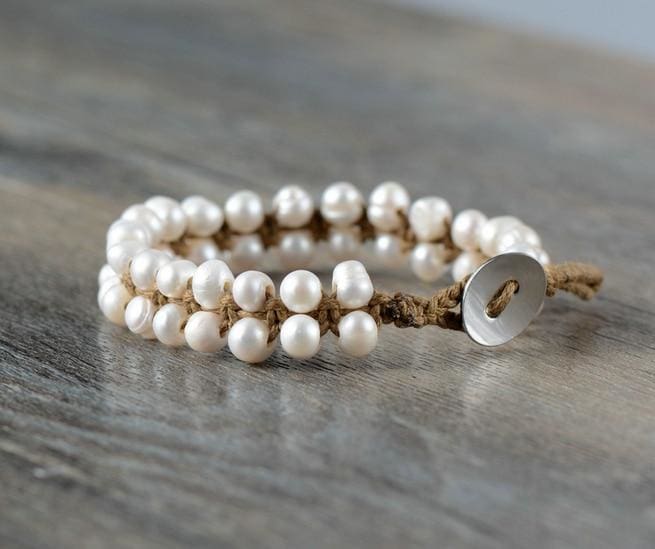 Bracelet de Nacre Tressé - Bracelets