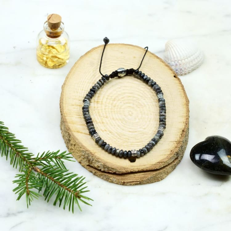 Bracelet de protection en Larvikite - Bracelet