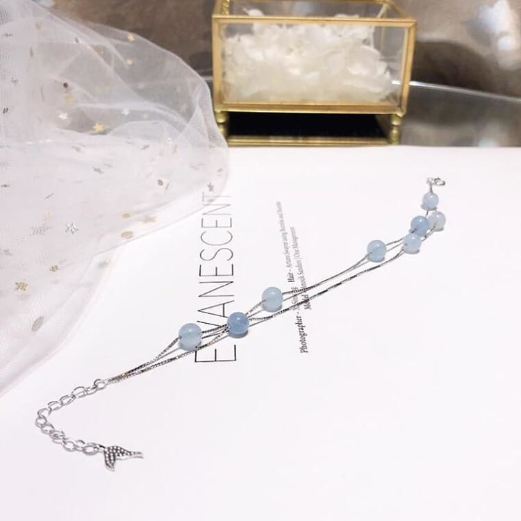 Bracelet des Néréides en Aigue Marine - Bracelet