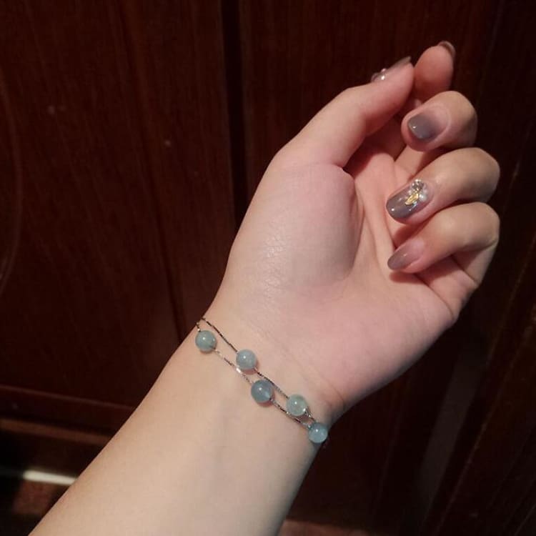Bracelet des Néréides en Aigue Marine - Bracelet