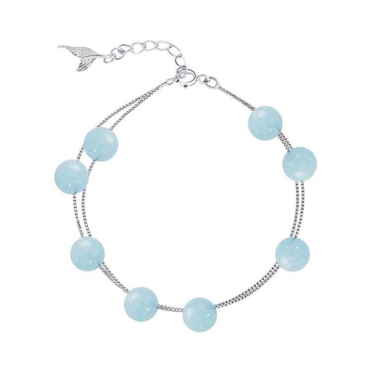 Bracelet des Néréides en Aigue Marine - Bracelet