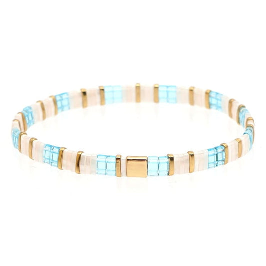 Bracelet d’été en perles de verre du japon - Egypte