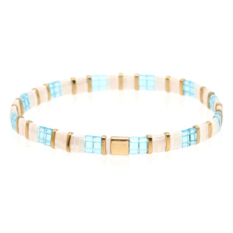 Bracelet d’été en perles de verre du japon - Egypte