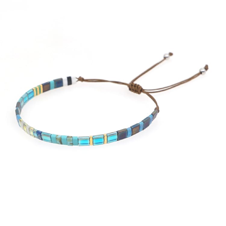 Bracelet d’été en perles de verre du japon - Marmara