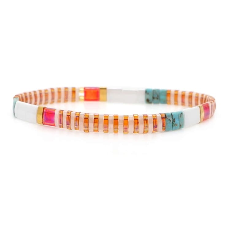 Bracelet d’été en perles de verre du japon - Uitwaaien