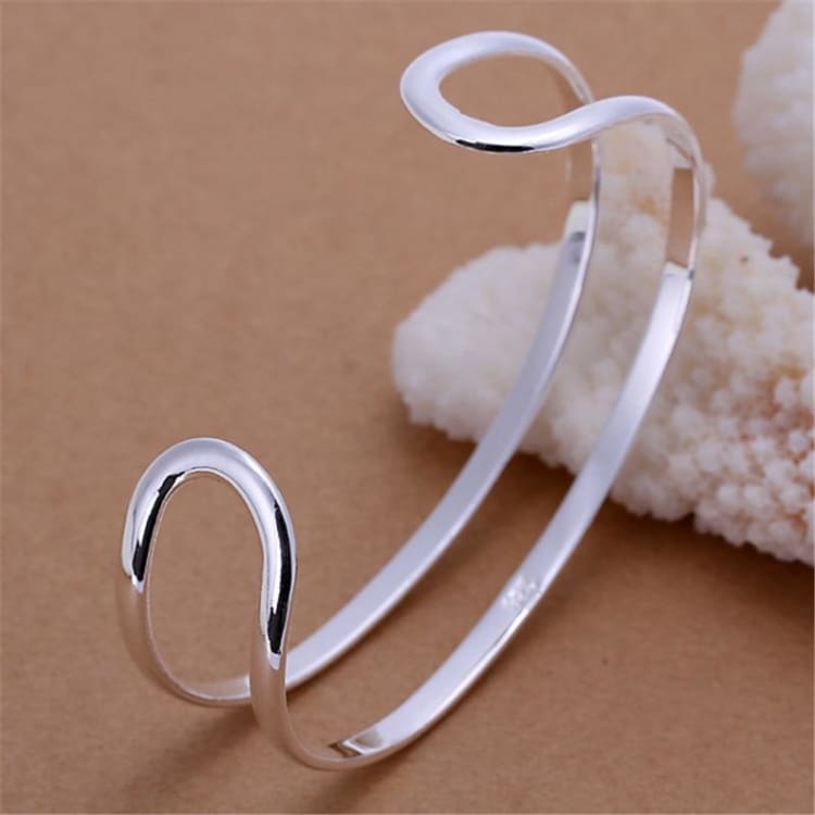 Bracelet ’Double’ en Argent Sterling 925 - Bracelet en Argent