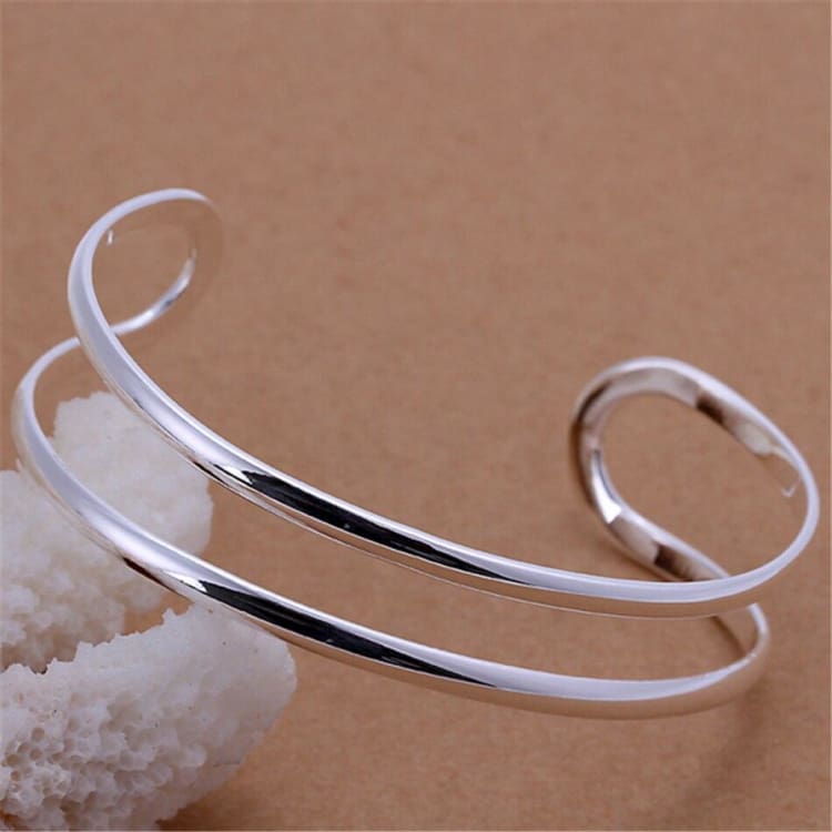 Bracelet ’Double’ en Argent Sterling 925 - Bracelet Argent