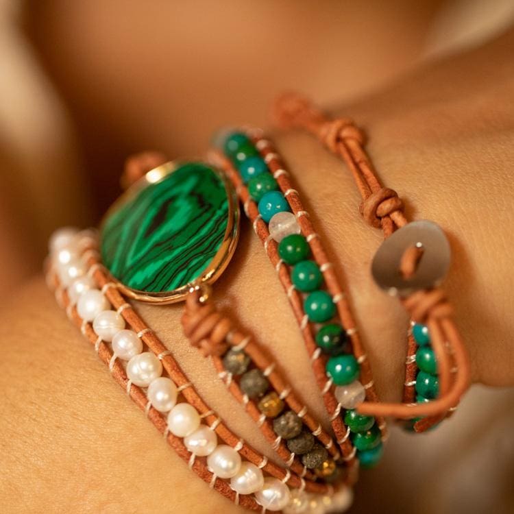 Bracelet du Changement en Malachite - Bracelet
