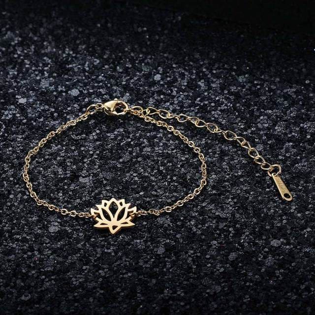 Bracelet du Lotus - Doré - Bracelet