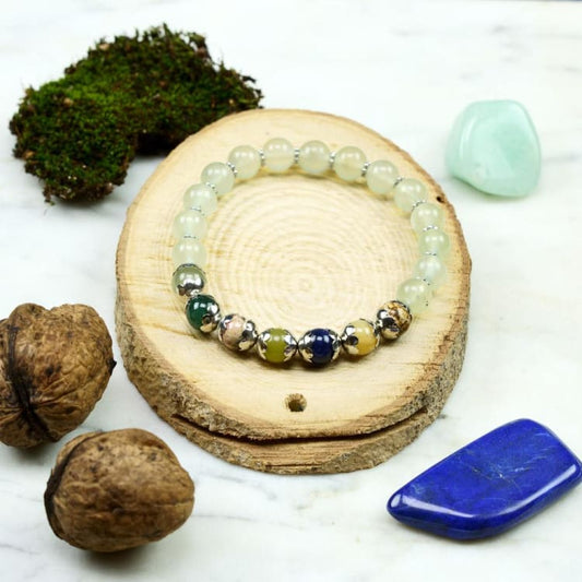 Bracelet du Lotus en Pierres Naturelles - bracelet