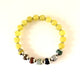 Bracelet Du Lotus En Pierres Naturelles - Jade Jaune - Bracelet