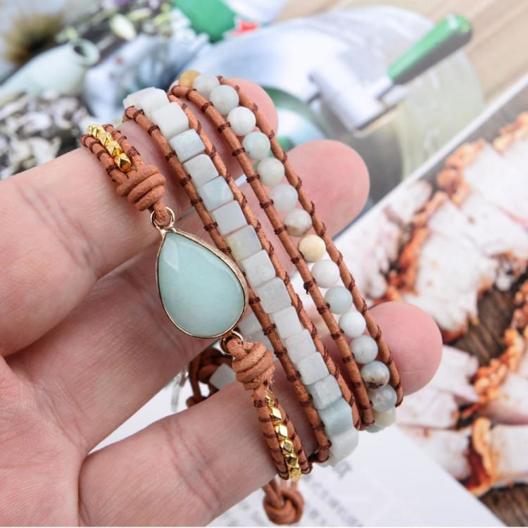 Bracelet Emotions en Amazonite - Bracelet