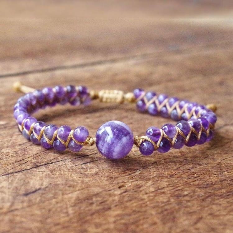 Bracelet «Purification» en Améthyste - Bracelet