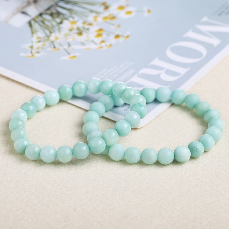 Bracelet en Calcédoine Bleue - Bracelet