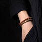 Bracelet « Ancrage » en Cuivre et Jaspe Rouge ou Jade Vert - Bracelet