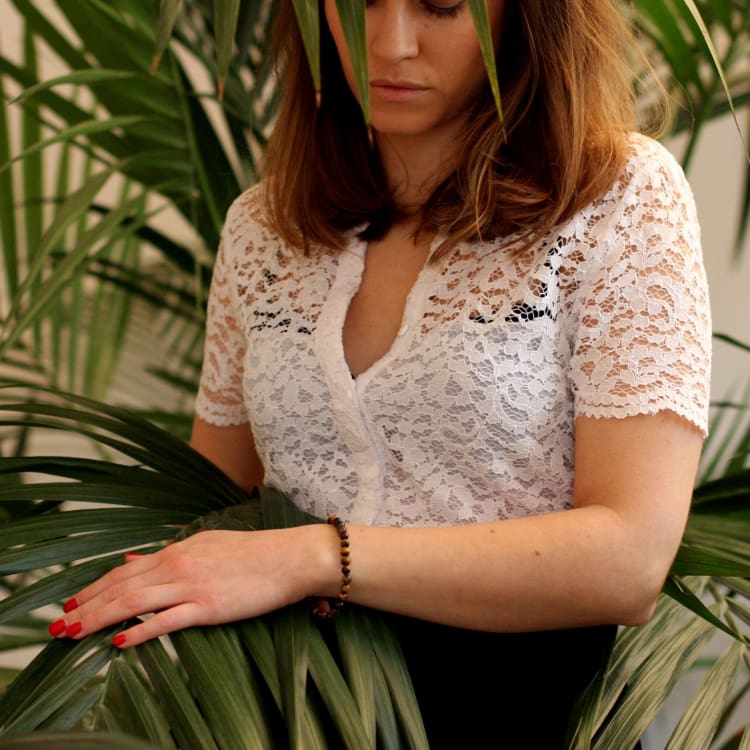 Bracelet en fines Perles dil de Tigre - Bracelet