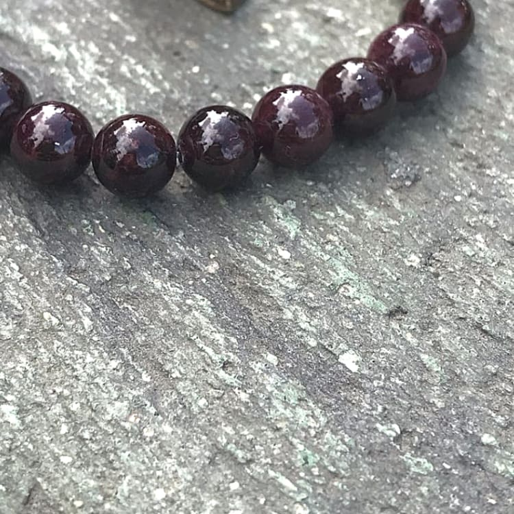 Bracelet en Grenat Rouge - bracelet