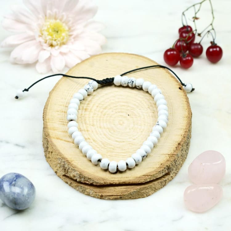 Bracelet Sérénité en Howlite - Bracelet
