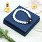 Bracelet en jade blanc joie et harmonie - Bracelet