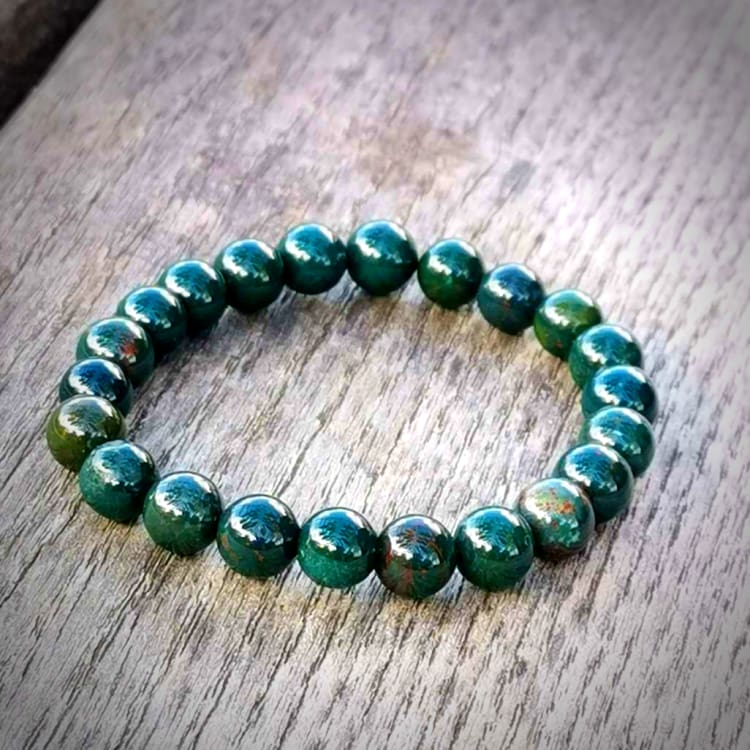 Bracelet en Jaspe Héliotrope - Bracelet