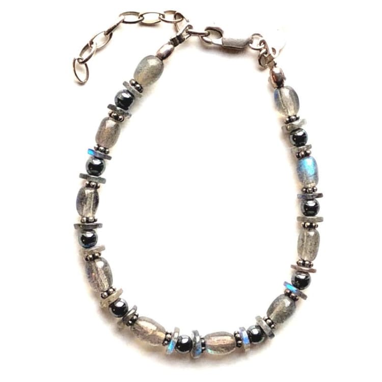 Bracelet en Labradorite et Argent - Bracelet