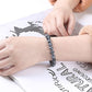 Bracelet en Obsidienne Neige - bracelet