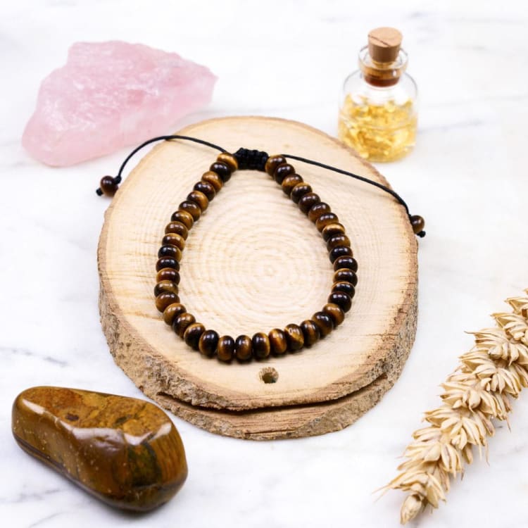 Bracelet « Ancrage » en Oeil de Tigre - Bracelet