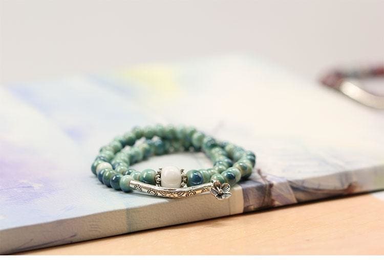 Bracelet En Perles Céramique - Bracelet