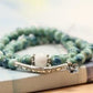 Bracelet En Perles Céramique - Vert Deau - Bracelet