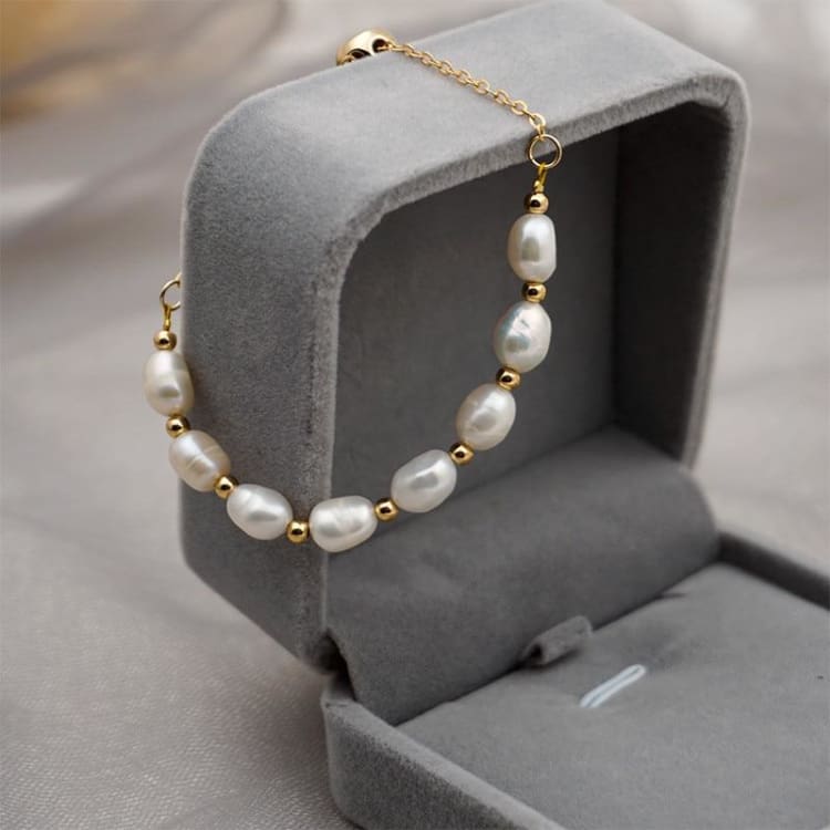 Bracelet en perles d’eau douce - bracelet