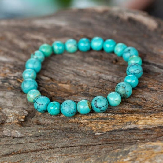 Bracelet en pierre de turquoise - Bracelet