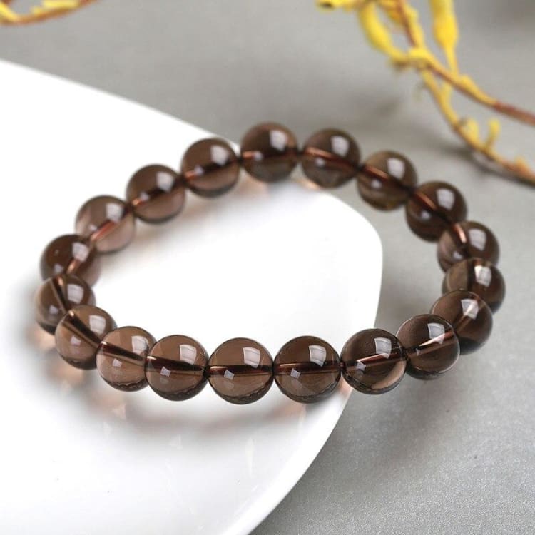 Bracelet en Quartz fumé - bracelet