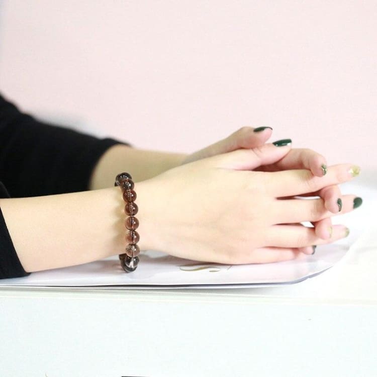 Bracelet en Quartz fumé - bracelet