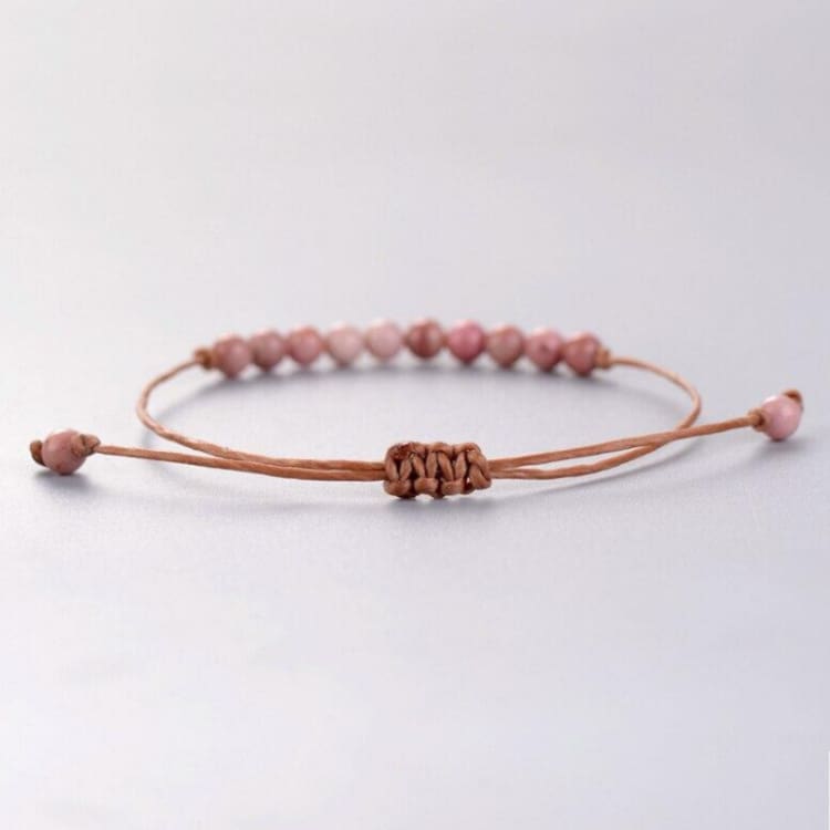 Bracelet Amitié en Rhodonite - Bracelet