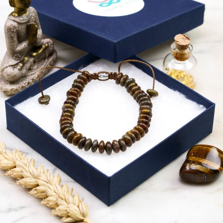 Bracelet Energie en Oeil de Tigre - Bracelet