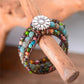 Bracelet enveloppant marguerite - Bracelet