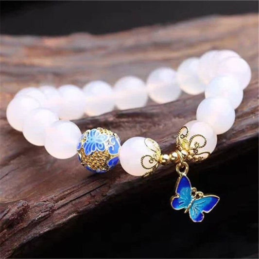 Bracelet Envol du papillon en Emeraude - Bracelet