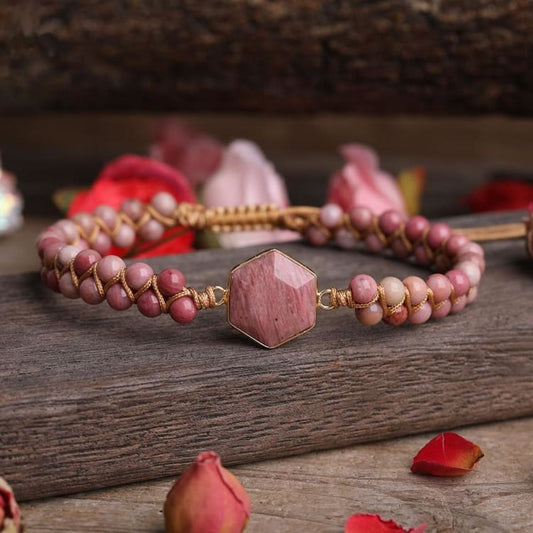 Bracelet ’Espoir’ en Rhodochrosite - bracelet