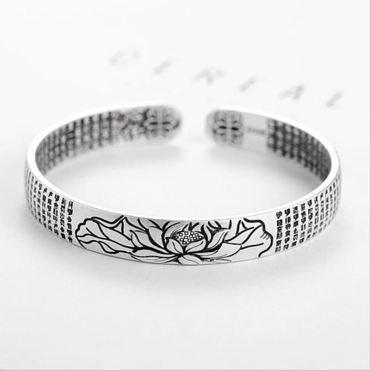 Bracelet fin de la Fleur de Lotus - Bracelet