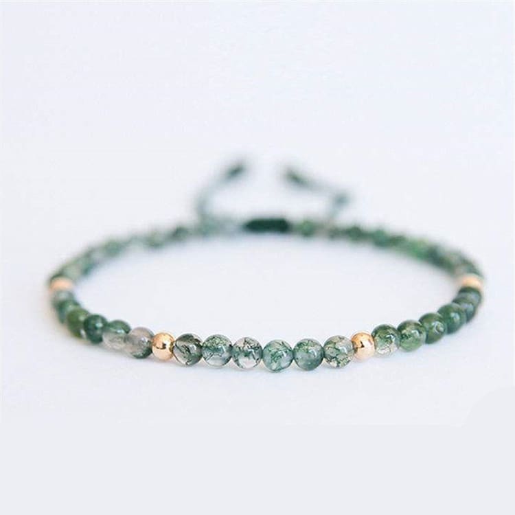 Bracelet fin en agate naturelle