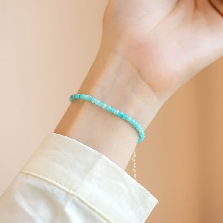 Bracelet fin en Amazonite Image